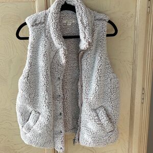 Miami Cream/Tan Sherpa Vest